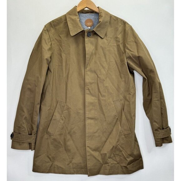 COMMON PEOPLE Men's Premium Long Overcoat Jacket Size Large - Picture 1 of 12
